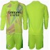 Real Madrid Keeper Tredjedraktsett Barn 2024-25 Langermet (+ Korte bukser)
